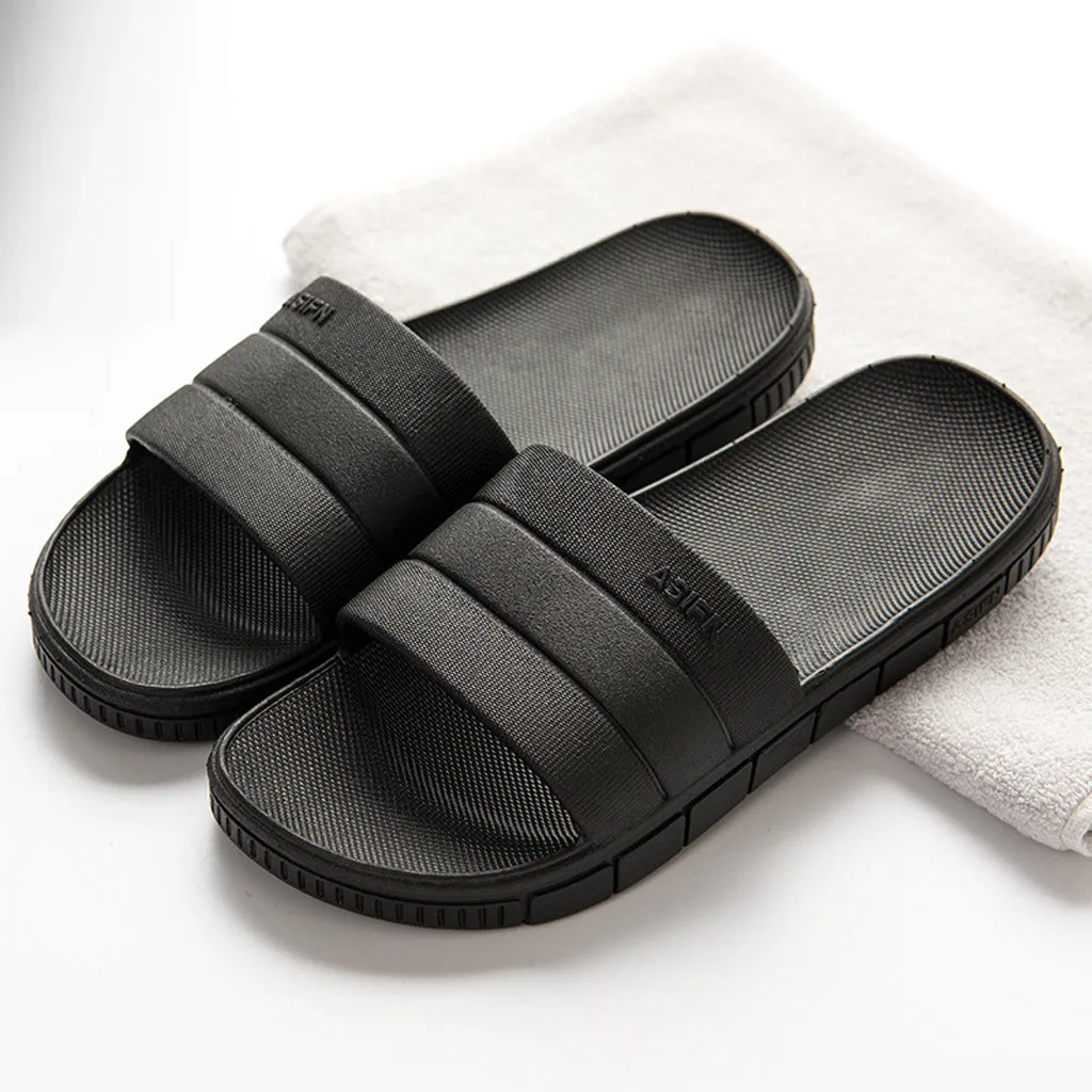 Шлепанцы мужские Нескользящие повседневные сандалии на мягкой подошве для