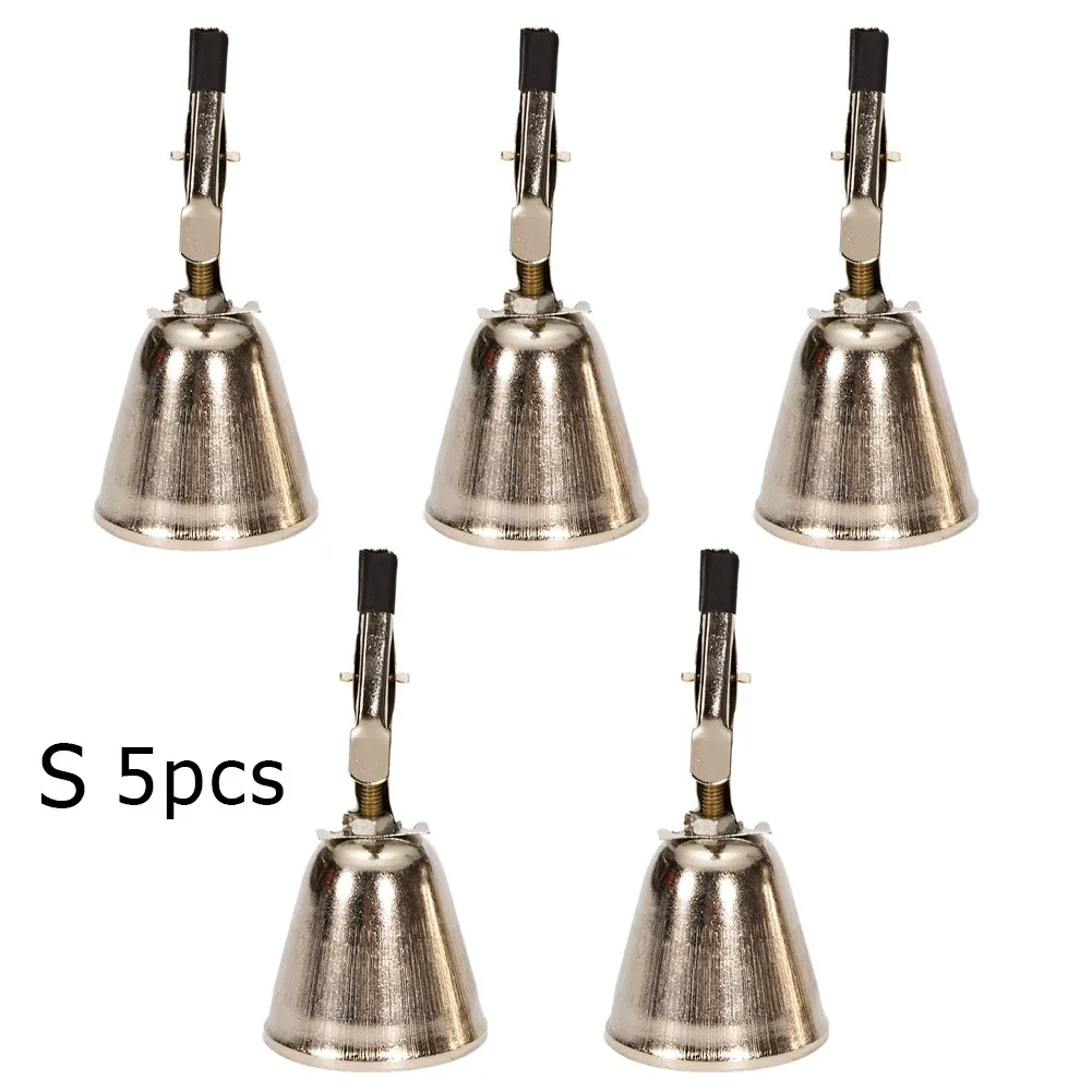 

Iron+Chrome 1/5pcs Liberty Bells Rod Silver Spring Clip 85*37/100*48mm