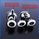 Колеса для душевой кабины 4 шт.компл. 232527 мм, латунные подшипники из цинкового сплава, Роликовые Раздвижные двери, аксессуары для душевой кабины