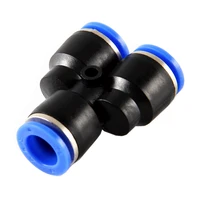 py pneumatic connector tee connector 4 16mm air hose quick plug connector pneumatic component plastic pipe joint fittings