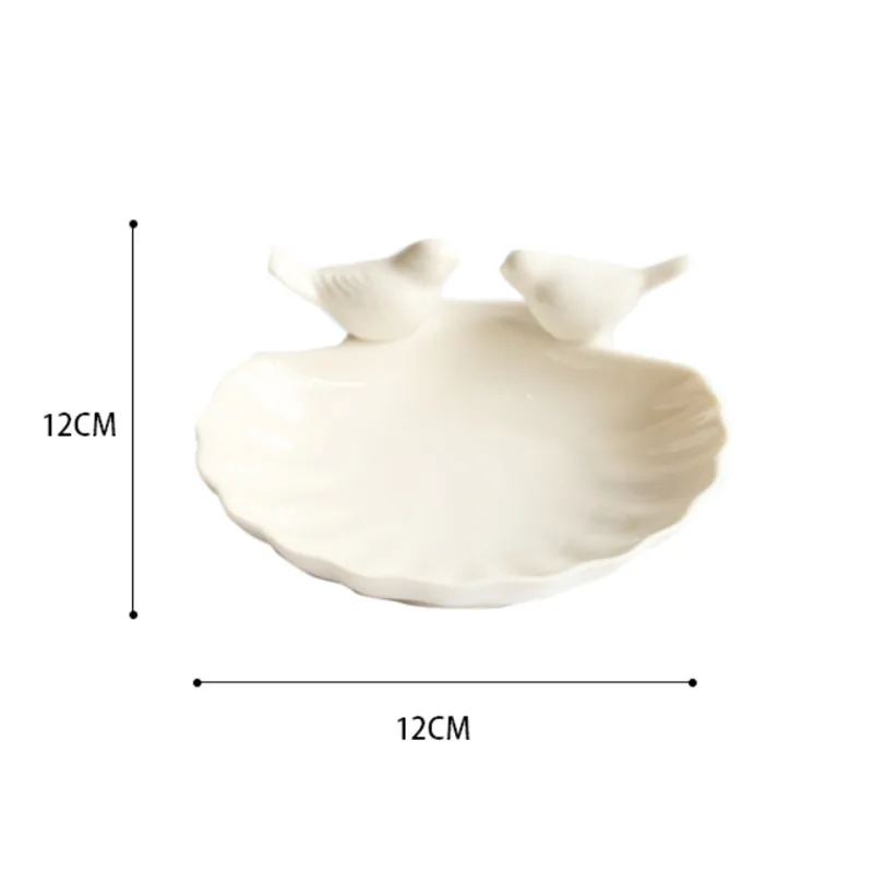 Ceramic Soap Draining Dish White Porcelain Ashtray Home Decor Candy Tray Bathroom Supplies Household Creative Simple Box | Дом и сад