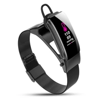 2in1 smart bracelet b31 with bluetooth headset talk smart band wristwatch band music control pedometer sleep monitor sport watch