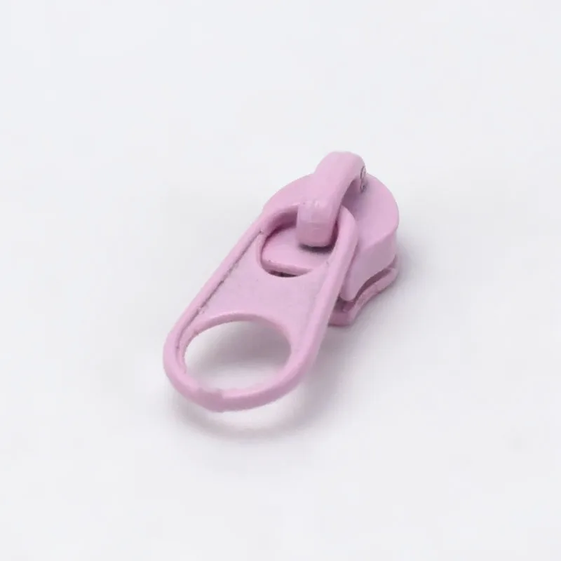 pink 20 шт Meetee красочная нейлоновая молния слайдер съемник для нейлоновые застежки закрытие DIY сумки кошелек сумка-чехол Швейные аксессуары для шитья - Цвет: pink