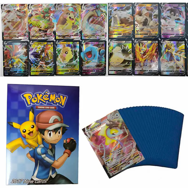 TAKARA TOMY-cartas de Pok&eacute;mon V VMAX para ni&ntilde;os, cartas brillantes, juego de batalla, Colecci&oacute;n, Booster Box, 30 Uds.-1