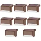 84 шт. светодиодный солнечные лампы дорожка Лестница Открытый свет s водонепроницаемый настенный светильник садовый пейзаж светильник палубный светильник s Балконный забор Солнечный свет