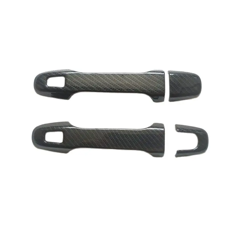 

Для Toyota CHR C HR C-HR 2017 2018 2019 2020 2021 аксессуары крышка дверной ручки отделка пластик имитация углеродного волокна