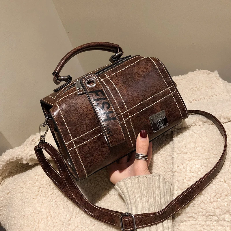 

Сумка-тоут женская клетчатая, составного кроя, на плечо