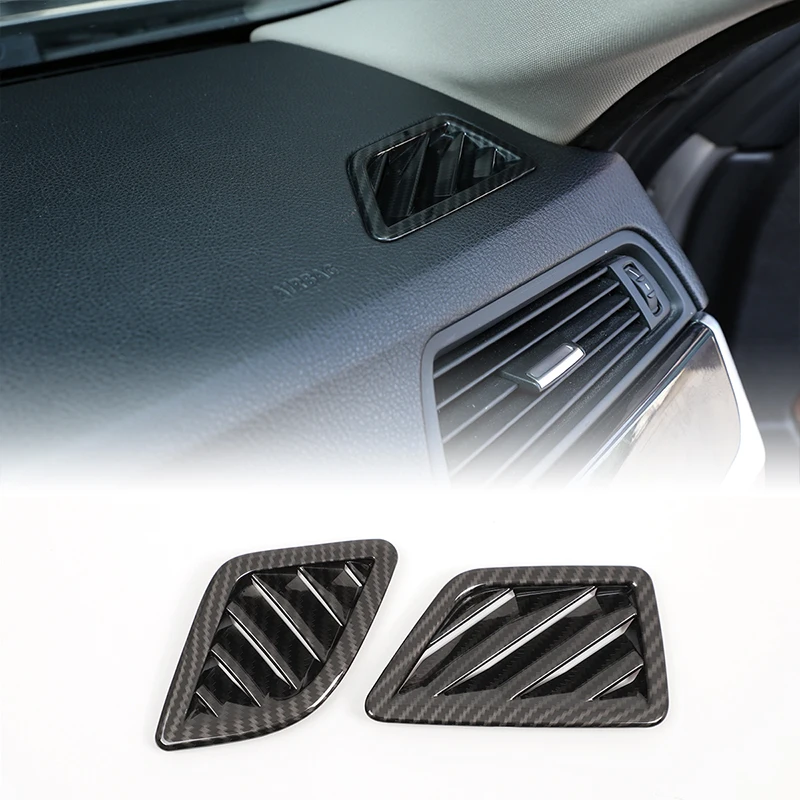 

Car Styling 2pcs for BMW 5 Series F07 F10 F11 2011-2017 ABS Dashboard Air Condition Vent Outlet Cover Trim Frame car Accessories