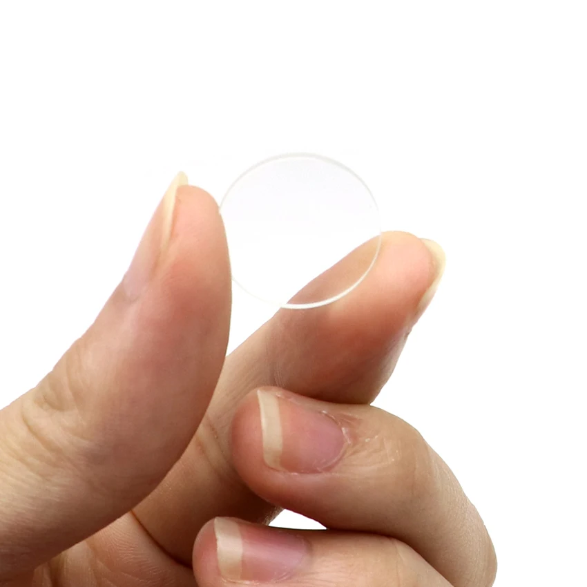 Круглые линзы из закаленного стекла для светодиодной вспышки высокой мощности 15