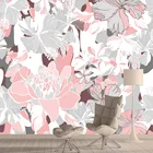 3d обои на заказ в скандинавском стиле с розовыми цветами розы, 3d обои для гостиной, для девочек, настенные бумаги, домашний декор, кожух для шкафа, фрески, рулоны