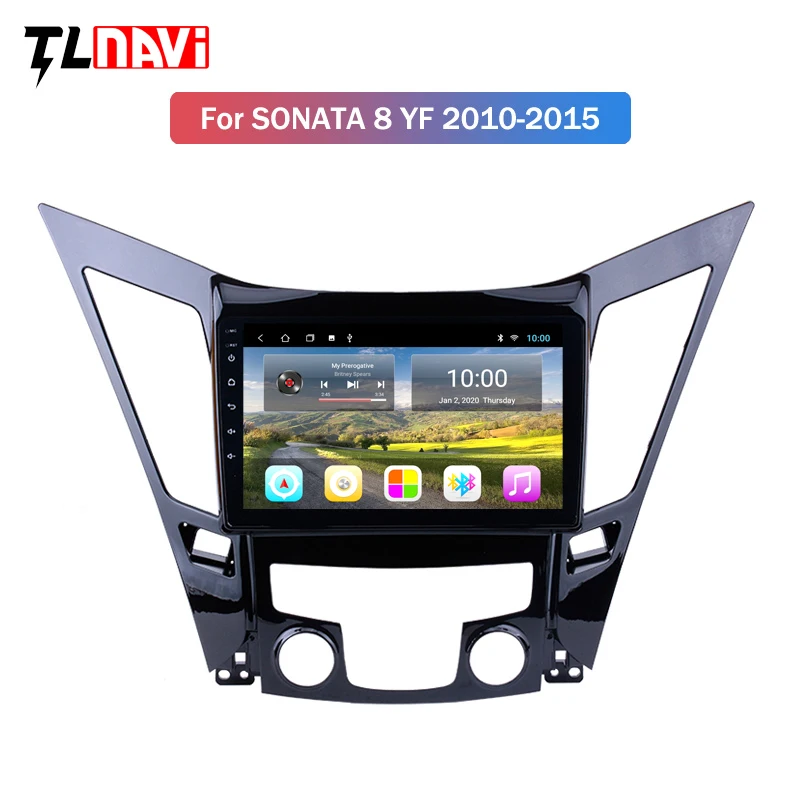 2G ОЗУ Android 10 9 дюймов HD сенсорный экран DVD 2din автомобильное радио GPS навигационная