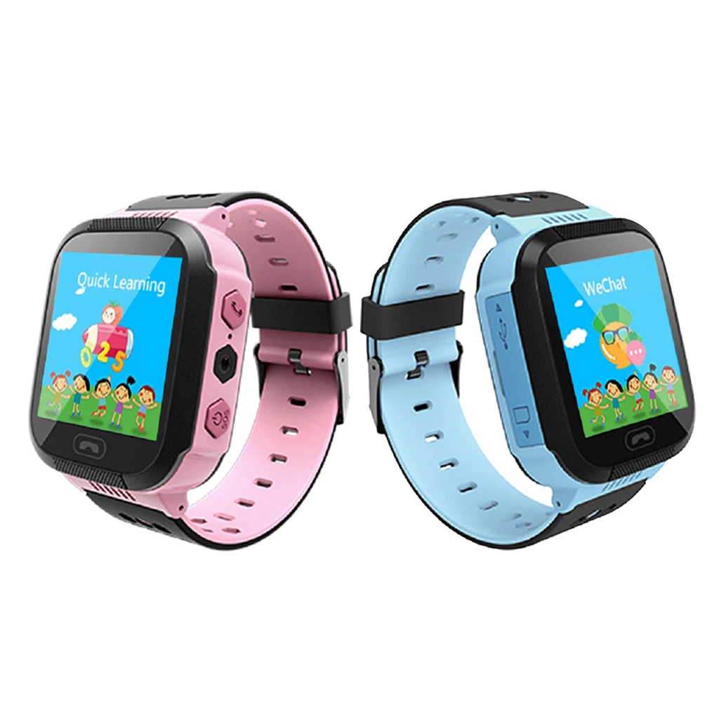 Детские Смарт часы с сенсорным экраном GPS SOS трекер наручные на Android совместим