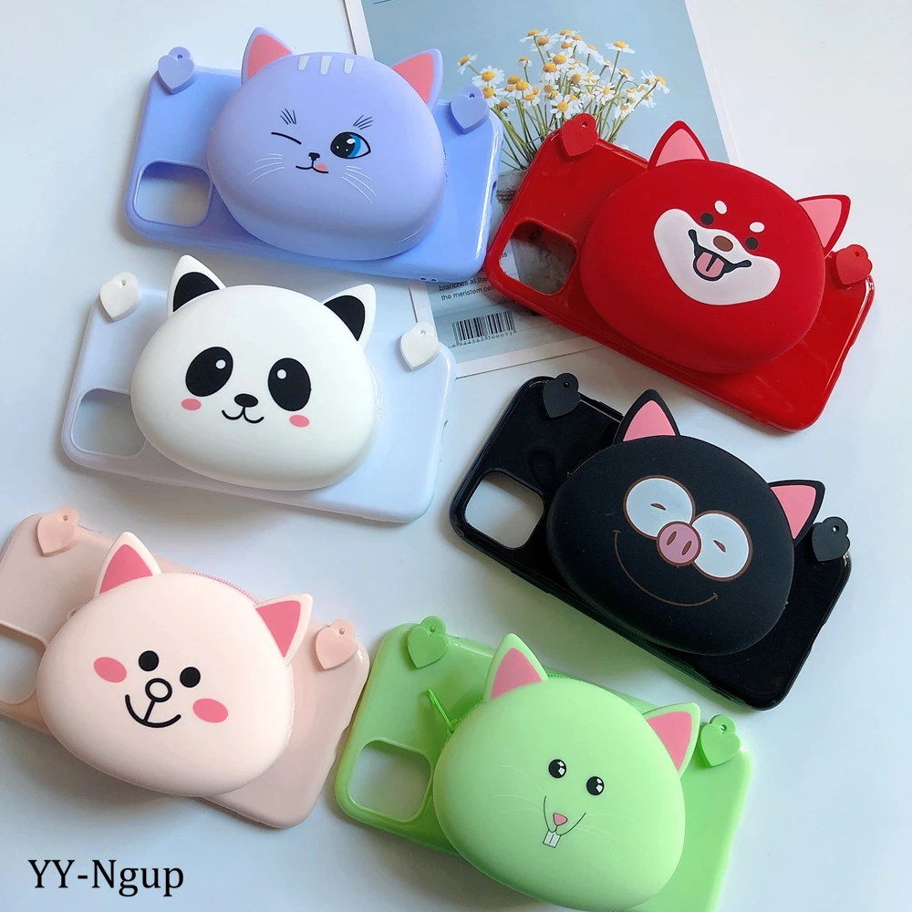 Чехол-кошелек для Redmi 6a, 7a, 8a, чехол для Xiaomi Redmi 8, чехол Kawaii, 3D, сделай сам, силиконовый чехол для Xiaomi Redmi 6, 7, 8, 6A, чехол с ремешком