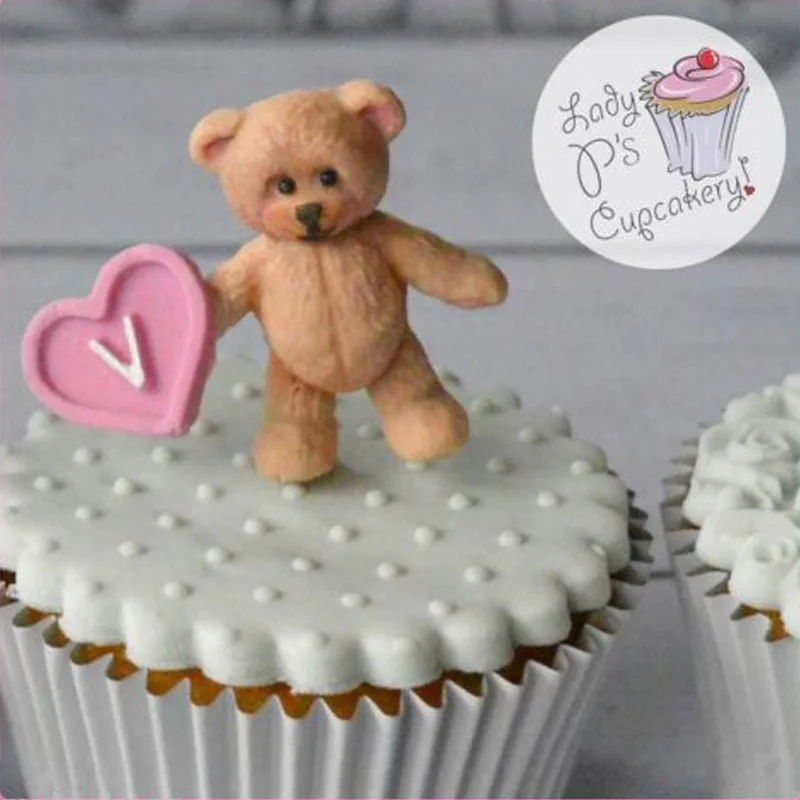 Yueyue Sugarcraft Мини силиконовая форма Медведь для помадки инструменты украшения