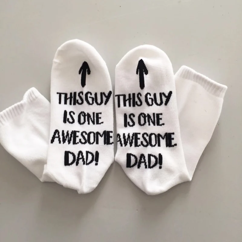 Хлопковые носки с буквами классная мама папа Веселые Игровые Носки подарок