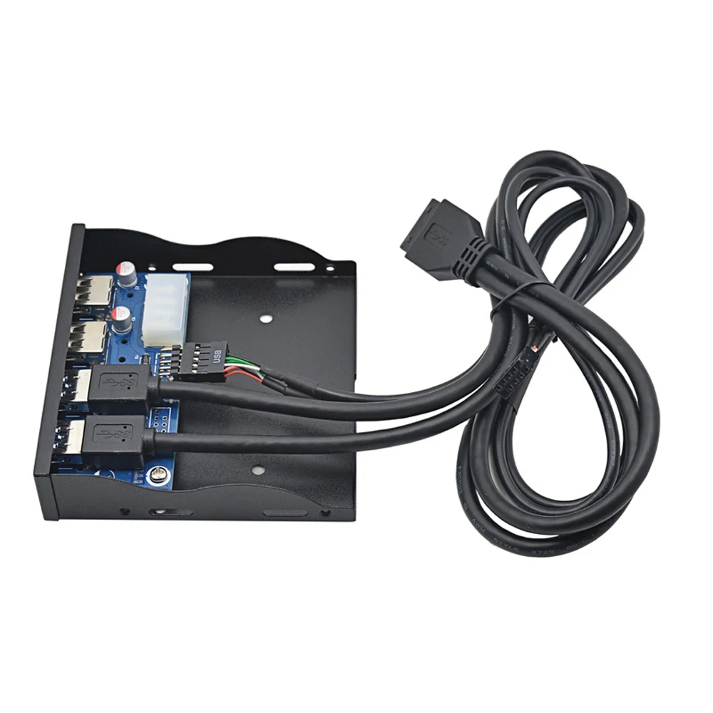 QINDIAN концентратор USB 2 0 3 4 порта Передняя панель USB3.0 сплиттер внутренний