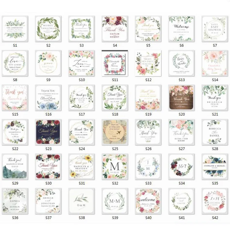 100 шт./лот Индивидуальные персонализированные квадратные наклейки с логотипом