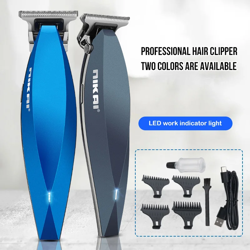 NIKAI профессиональная машинка для стрижки Перезаряжаемые триммер мужчин тример