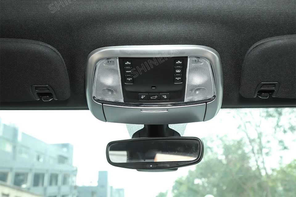 SHINEKA накладки на интерьер для Jeep Grand Cherokee 2011+ Автомобильный интерьер, передний светильник для чтения, декоративные наклейки для Jeep Grand Cherokee