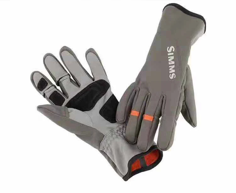 Style 3-Gray Новые Si* ms зимние мужские перчатки для рыбалки, ветрозащитные перчатки с половинным пальцем, походные спортивные уличные мужские перчатки для рыбалки, теплые перчатки - Цвет: Style 3-Gray