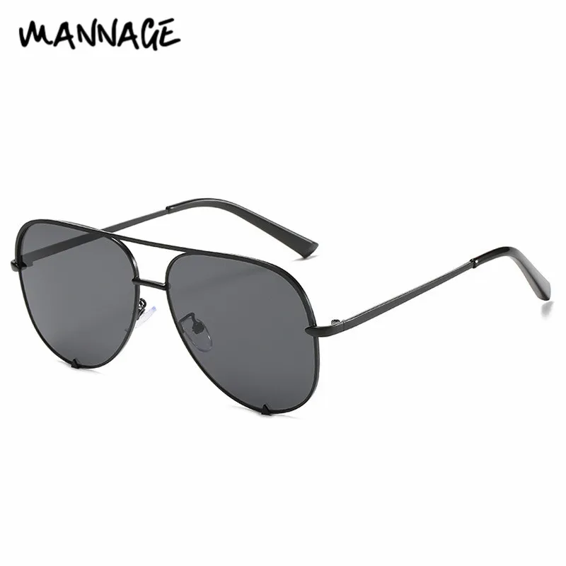 Солнцезащитные очки авиаторы мужские в металлической оправе Классические