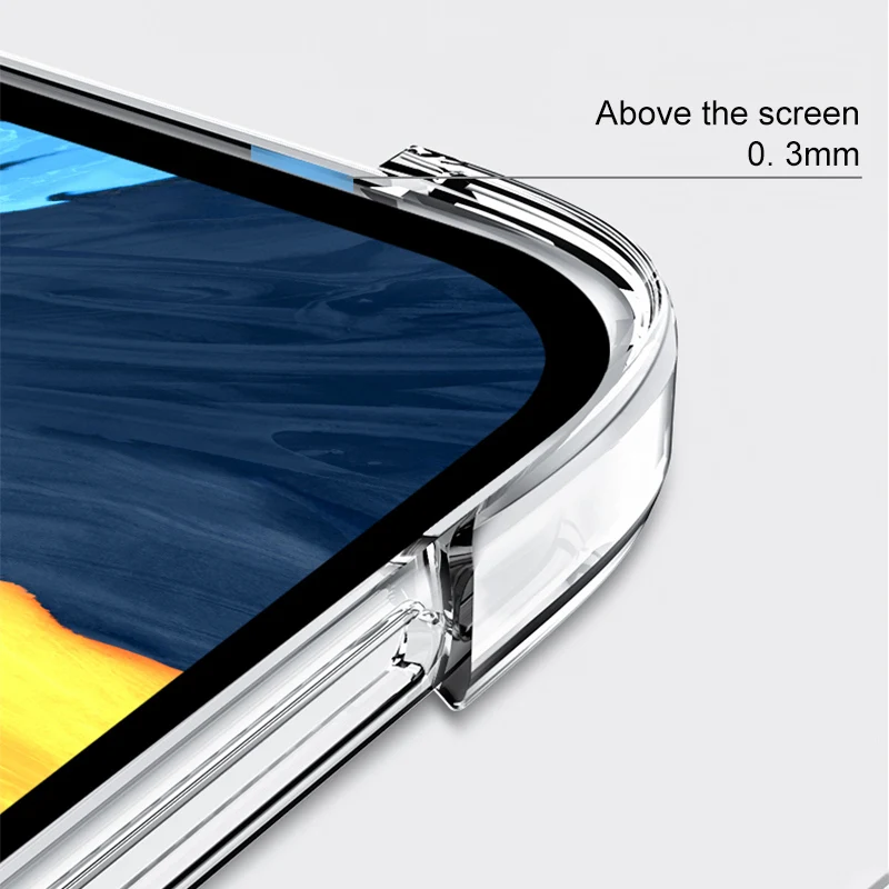 Для iPad Mini 2019 mini 5 4 3 7 9 дюймов чехол ТПУ силиконовый прозрачный тонкий для 2 mini4 mini5