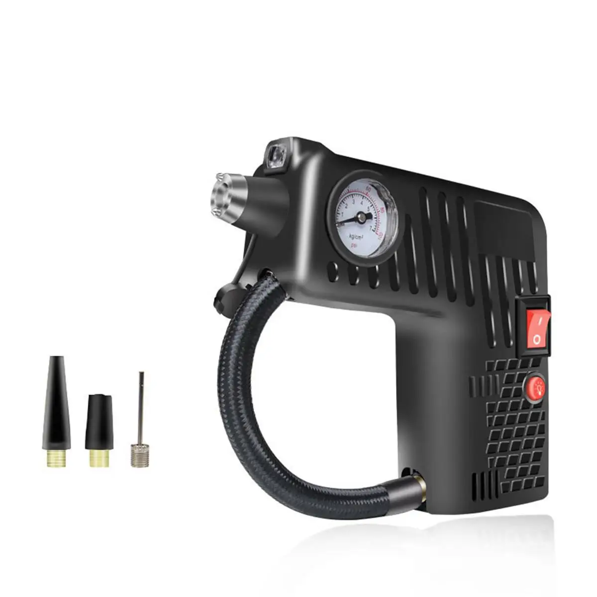 Воздушный компрессор для шин 12 в автомобильный воздушный насос с манометром