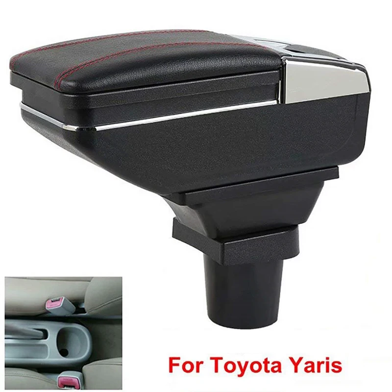 Single Layer Center Console Storage Box for 2002-2019 Toyota Yaris Cup Holder Armrest Arm Rest | Автомобили и мотоциклы