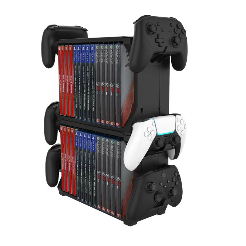 

Storage Bracket Holder Tower Carrying Stand Display Shelf Game Accessories For PS5 Nintend Switch NS Joystick Disk Card Console