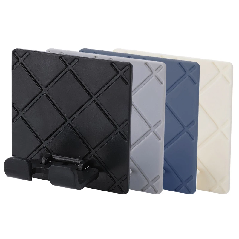 

5PCS Strong Adhesive Hook Power Plug Socket Hanger Holder Wall Mounted Self Sticky Hooks Multi-function Wall Storage Hooks