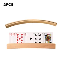 panorama wooden playing card holders curved playing cards holders for children seniors