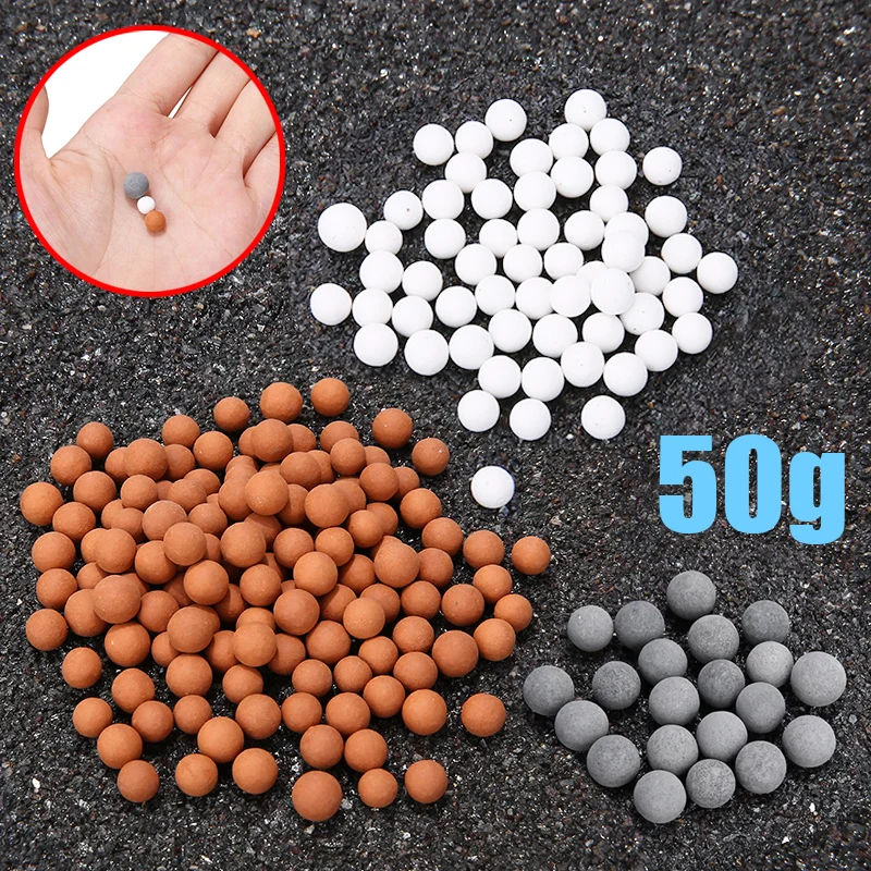 

50g Water Purification Mineral Beads Negative Ions Ceramic Balls Replacement Beads For Filter Shower Head Spray