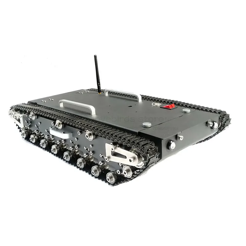 WT500/WT500S 2WD из нержавеющей стали гусеничный Танк робот шасси Мобильный смарт автомобиль 30-45 кг нагрузки