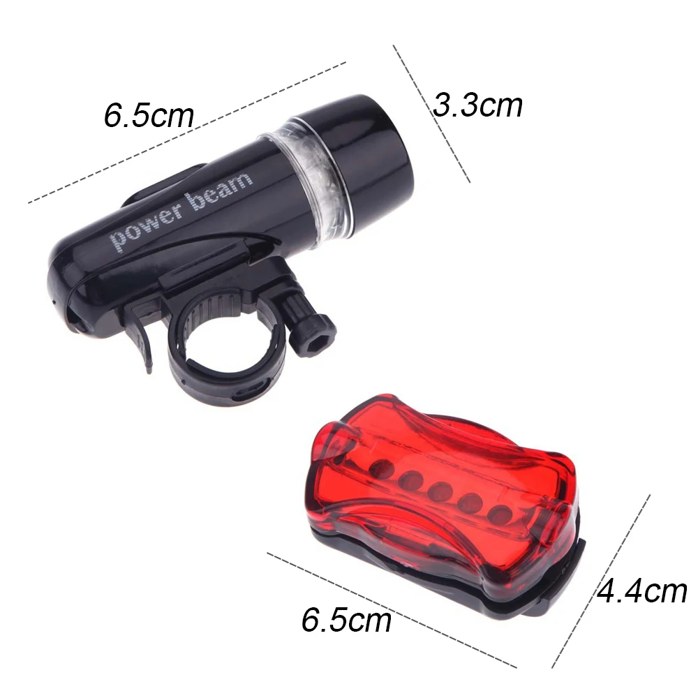 5 светодиодных головных фонарей для горного велосипеда + задний фонарь езды на