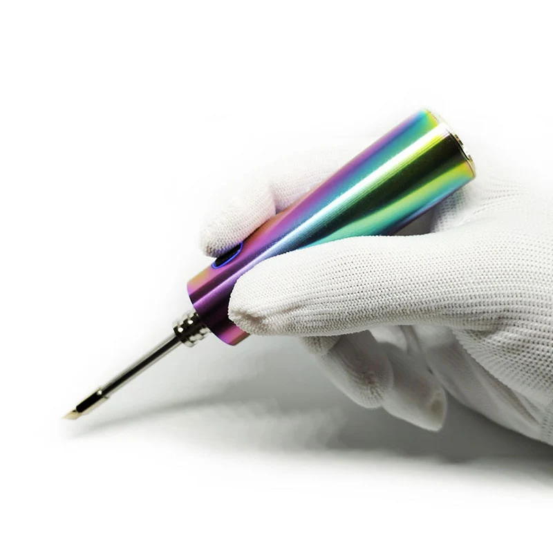 Портативный Электрический паяльник беспроводная Регулируемая