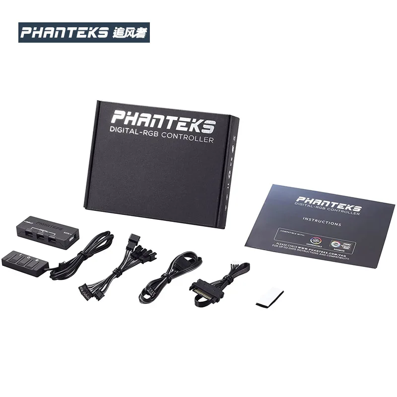 Цифровой контроллер Phanteks с 3 кнопочным пультом дистанционного управления M/B DRGB
