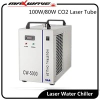 sa cw5000 water chiller 800w cooling capacity 40w100w co2 laser chiller for laser marking engraving cutting machine