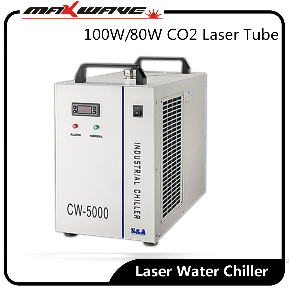 S &amp A CW5000 водяной чиллер 800 Вт мощность охлаждения 40 ~ 100 CO2 лазерный Чиллер Для