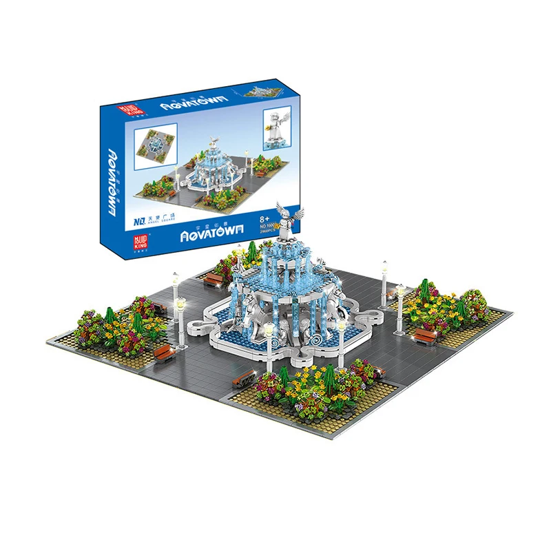 

Mould King 16003 Angel Square Model Series Creative City Street View Children's Day Toy Gift Girl Assembling Building Blocks