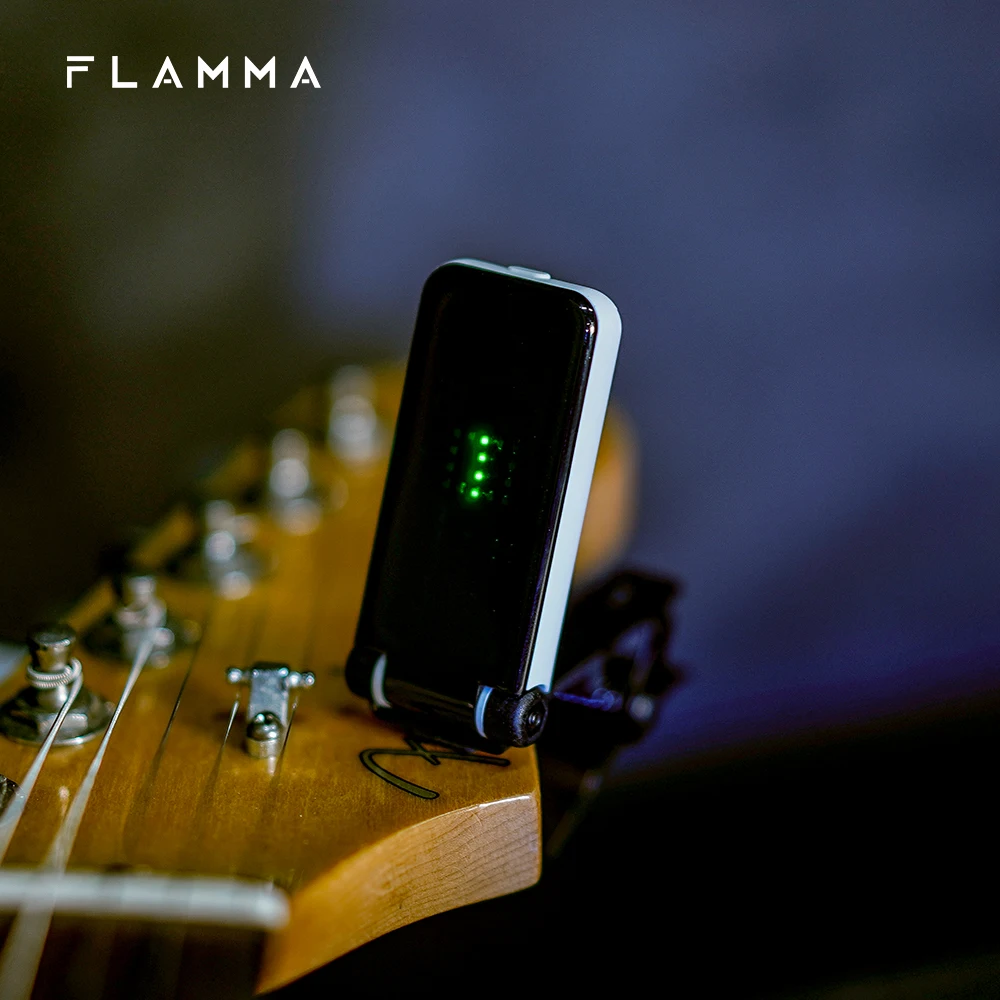 flamma ft01 clip on tuner für elektrische akustische gitarre bass ukeleles alle instrumente weihnachten geschenk free global shipping
