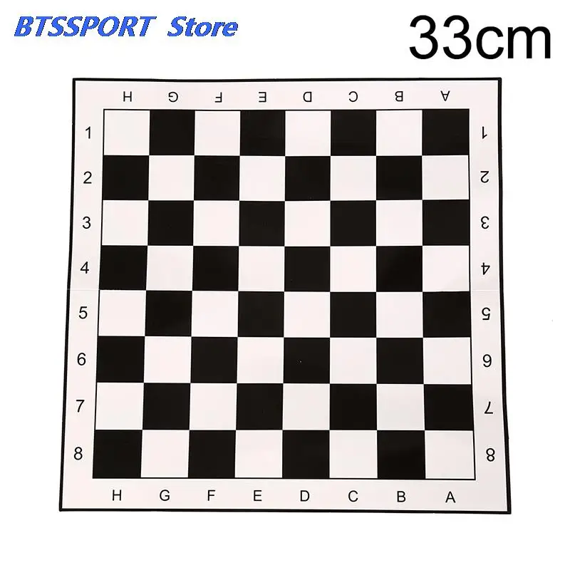 International Checkers Game Board+ 24pcs Chess Portable Folding Plastic Size 33*33cm | Спорт и развлечения