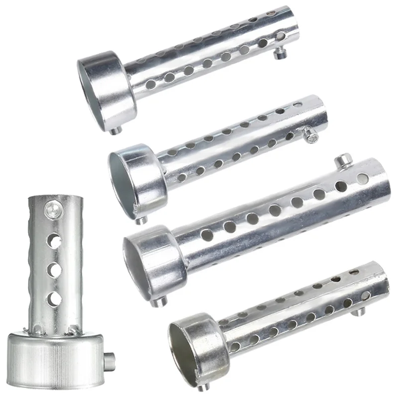 

Серебряный выхлопной глушитель для мотоцикла