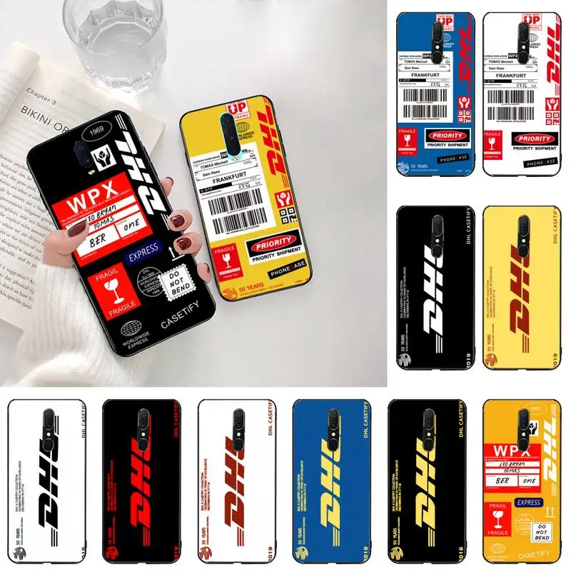 Женская Экспресс-этикетка 50-го юбилейного выпуска Черная Обложка для Oppo A5 A9 2020 Reno2