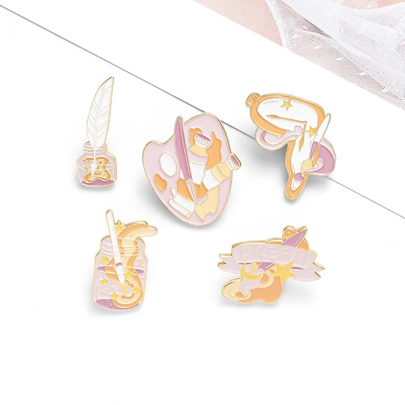 2020 креативная эмалированная брошь-значок на лацкан | Украшения и аксессуары