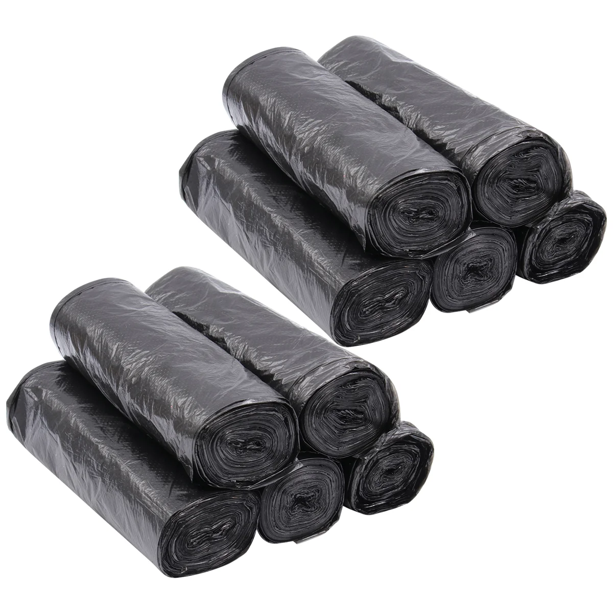 

10 Rolls 200PCS Portable Garbage Bag Household Kitchen Tote Rubbish Bag Eco-friendly Thickened Refuse Bag Multi-purpose Storage