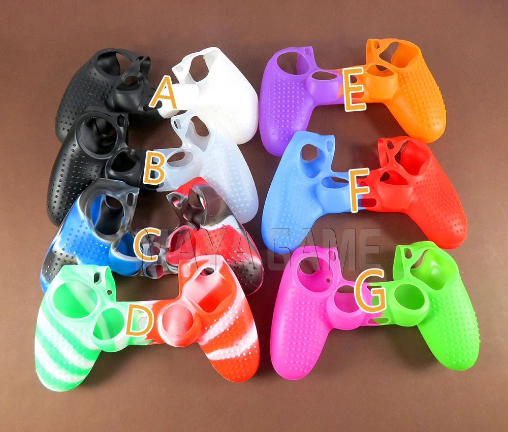Двухцветный защитный чехол для Sony Dualshock 4 PS4 DS4 Pro 10 шт./лот Тонкий силиконовый