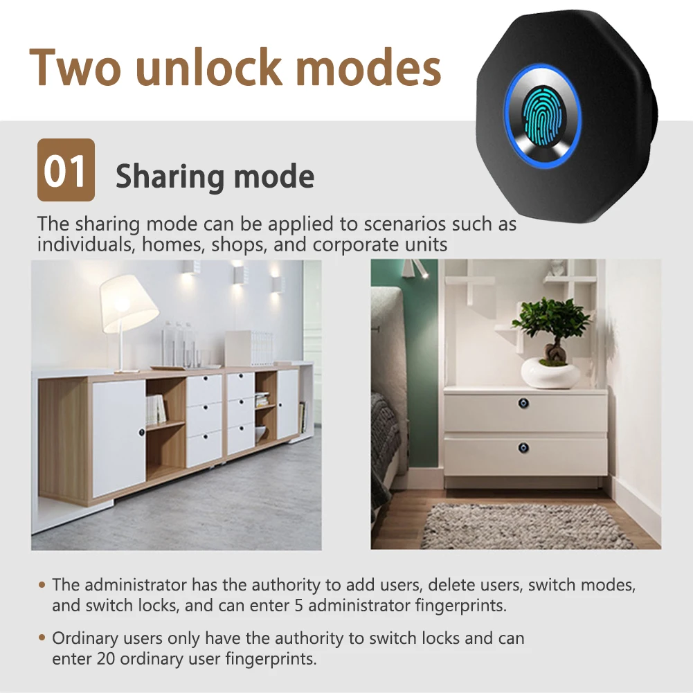 

Door Fingerprint Lock Smart Biometric Anti Theft Drawer Intelligent File Cabinet Modern Gym Keyless Furniture School Home Office