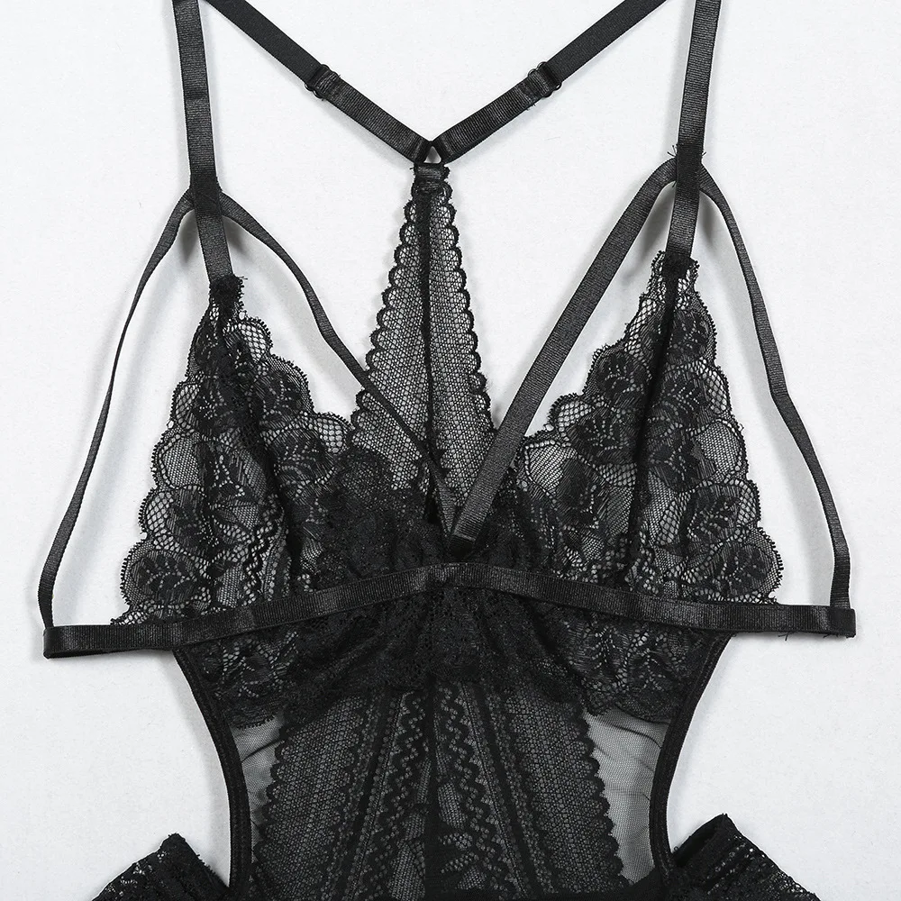 

Embroidery Lingerie Sexy Hot Erotic Lingerie Plus Size Costume Transparent Sexy Balck Lace Underwear Erotic Underwear For Women