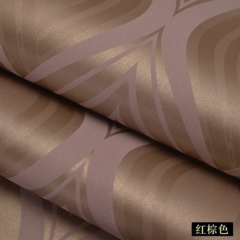 Европейский стиль золотой кривой полосой нетканый гостиной ТВ фон обои для