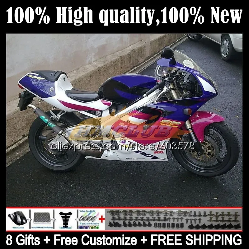 

OEM Bodys For SUZUKI RGV250 RGVT RGV 250 SAPC VJ21 18CL.39 RGVT-250 VJ 21 RGVT250 88 89 RGV-250 1988 1989 Fairings Blue Pink